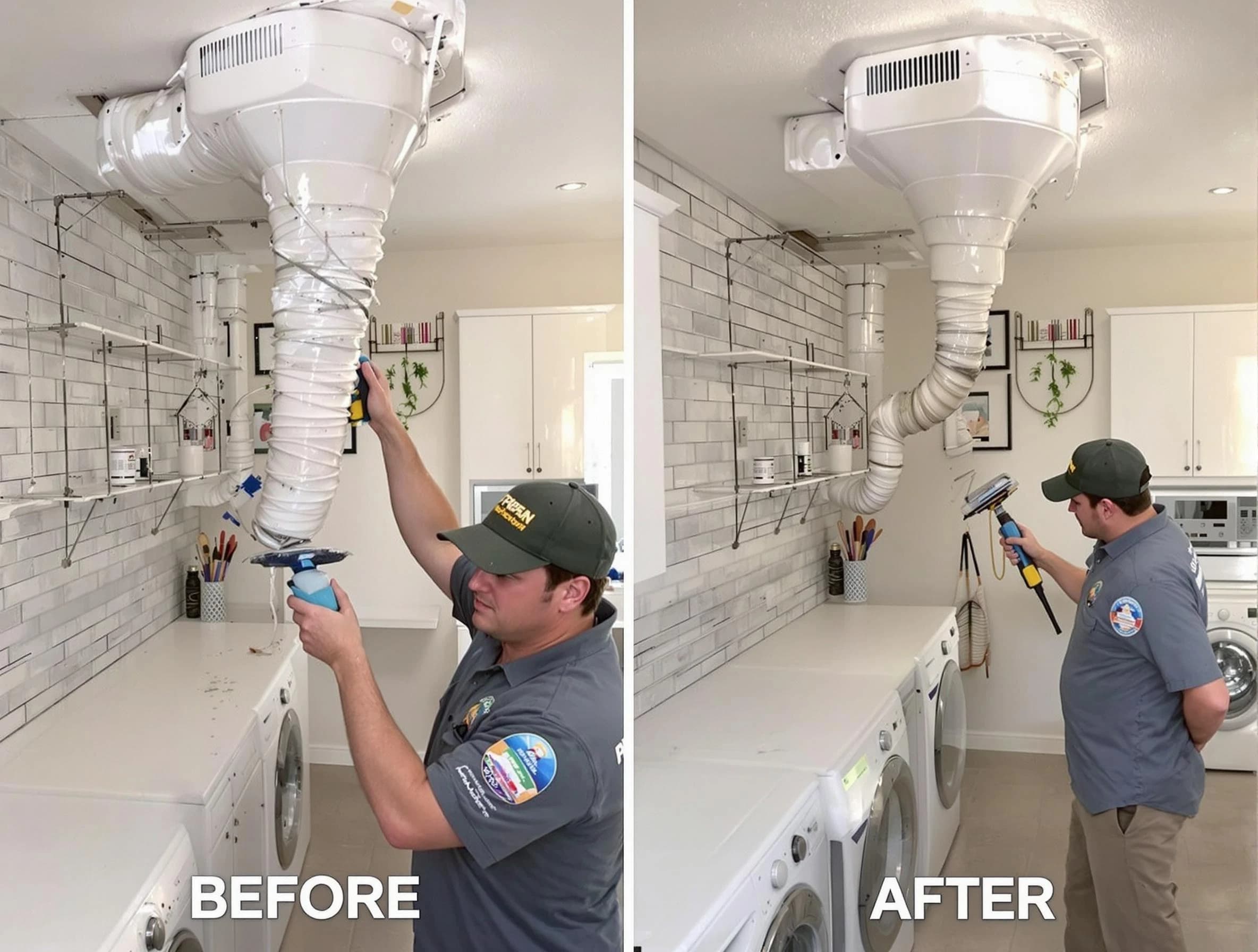 Professional dryer exhaust vent cleaning by Harrison Dryer Vent Cleaning in Harrison