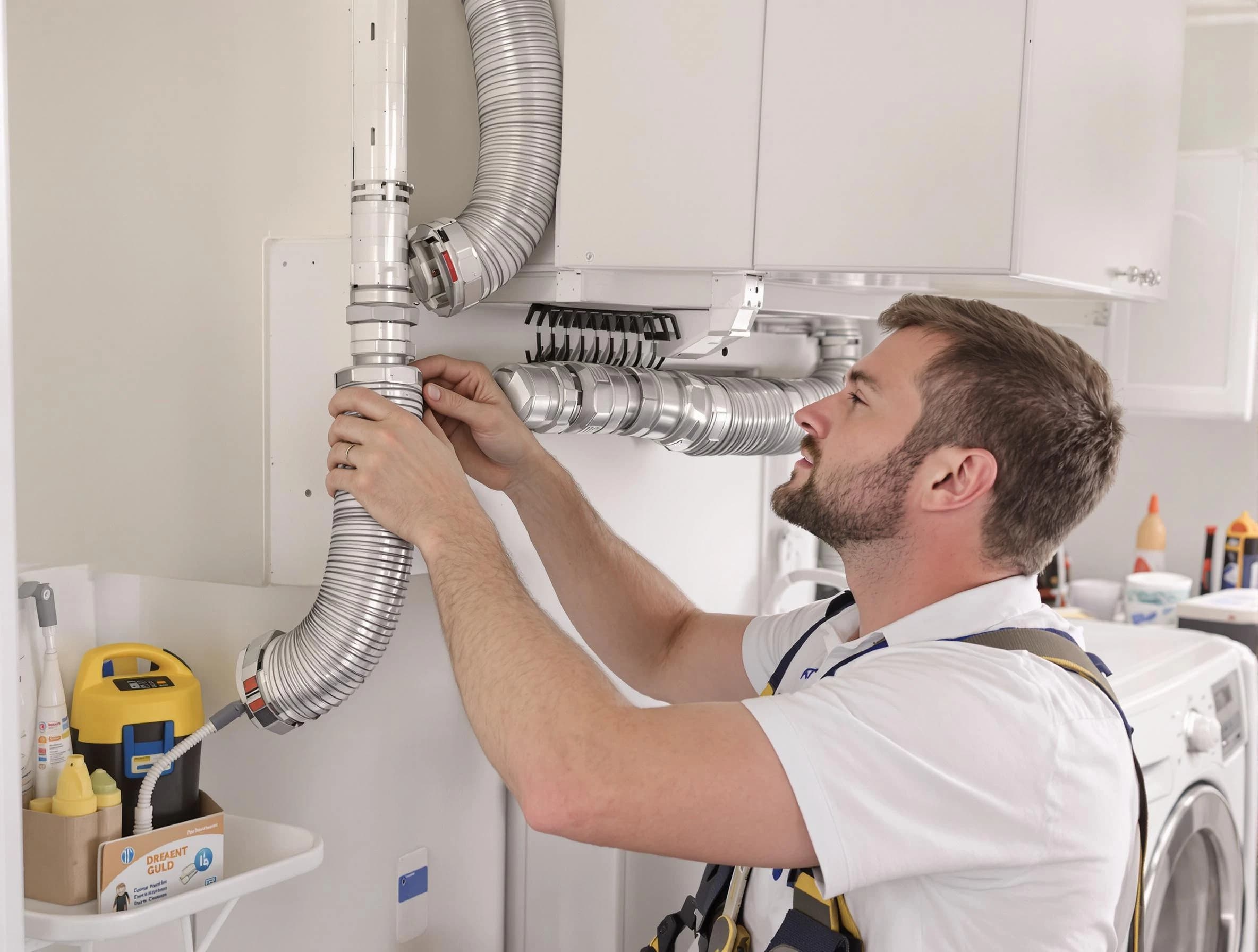 Professional dryer vent repair and installation by Harrison Dryer Vent Cleaning in Harrison