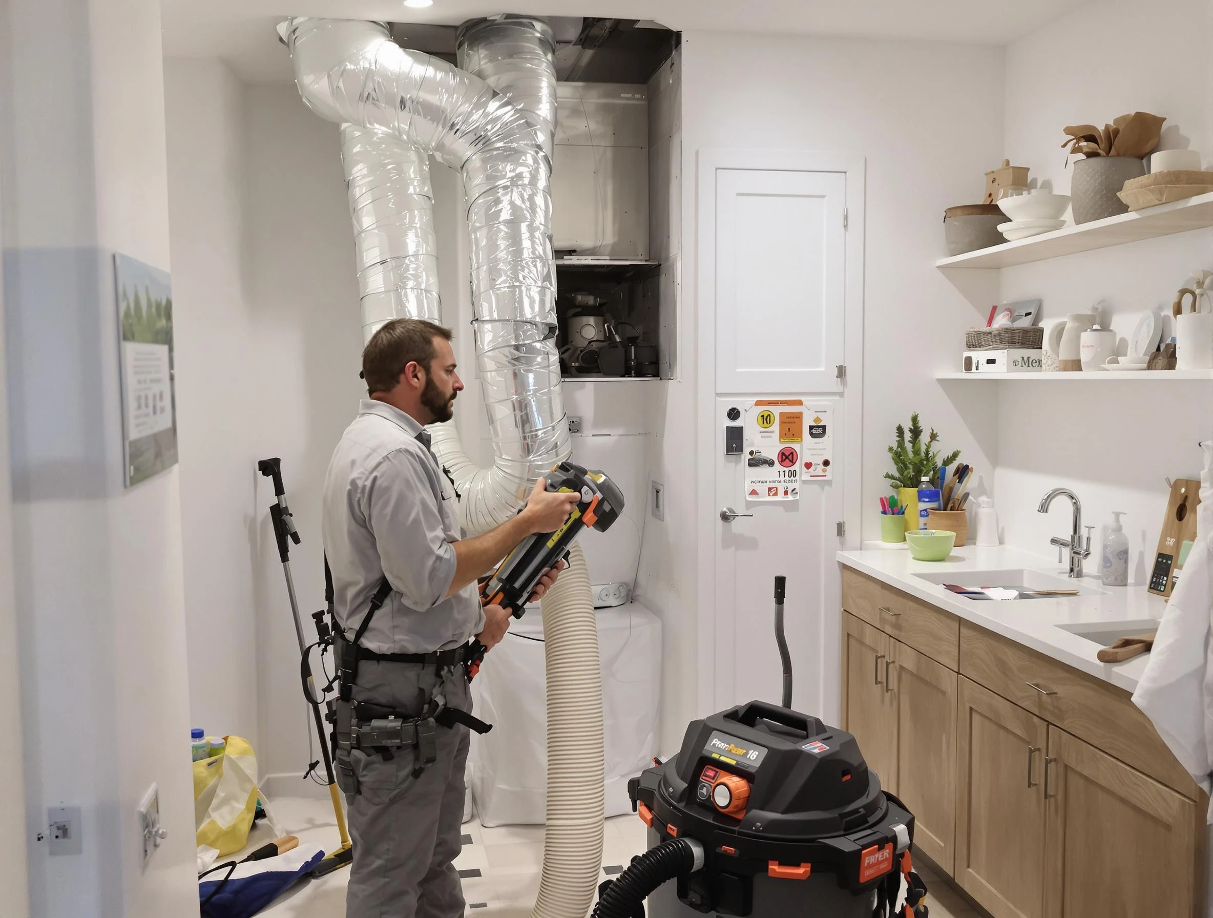 Clogged Dryer Vent Cleaning in Harrison