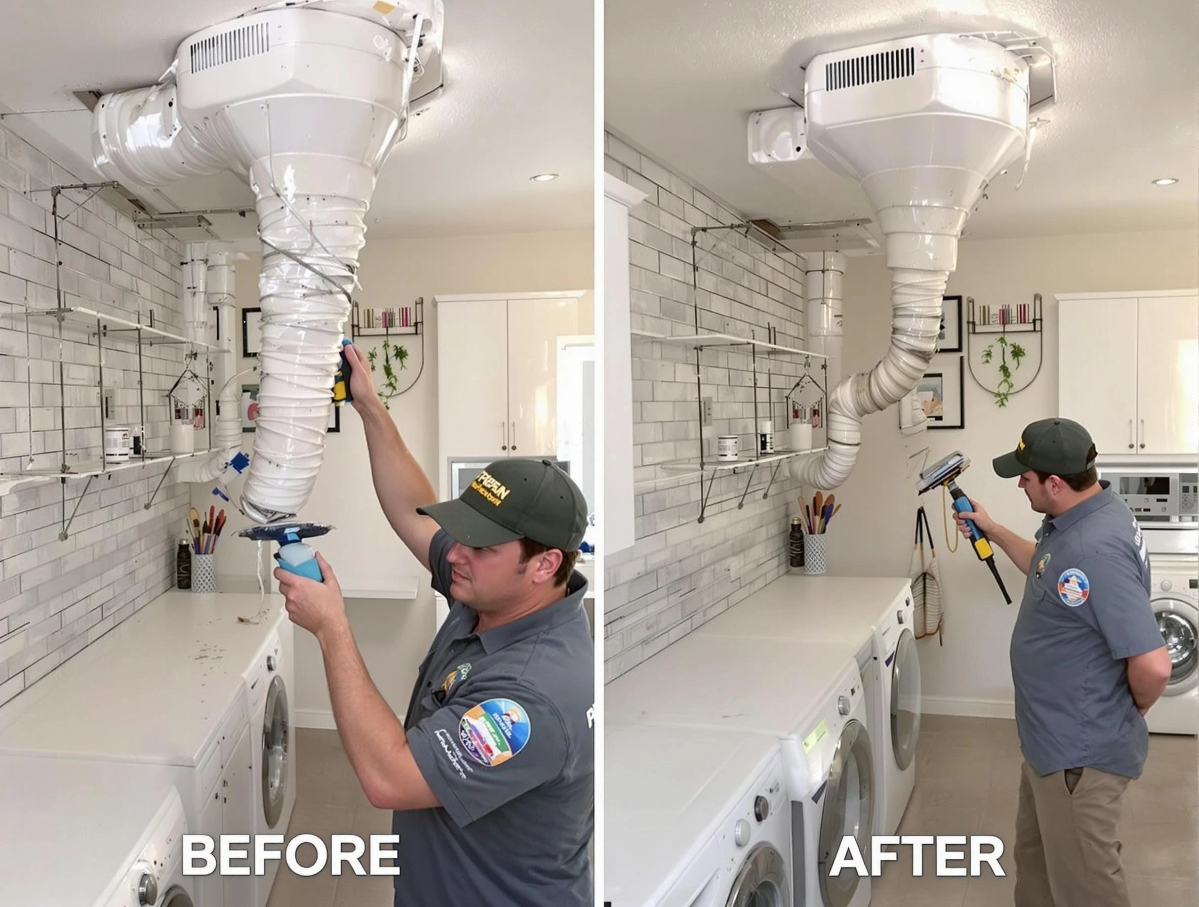 Professional dryer exhaust vent cleaning by Harrison Dryer Vent Cleaning in Harrison