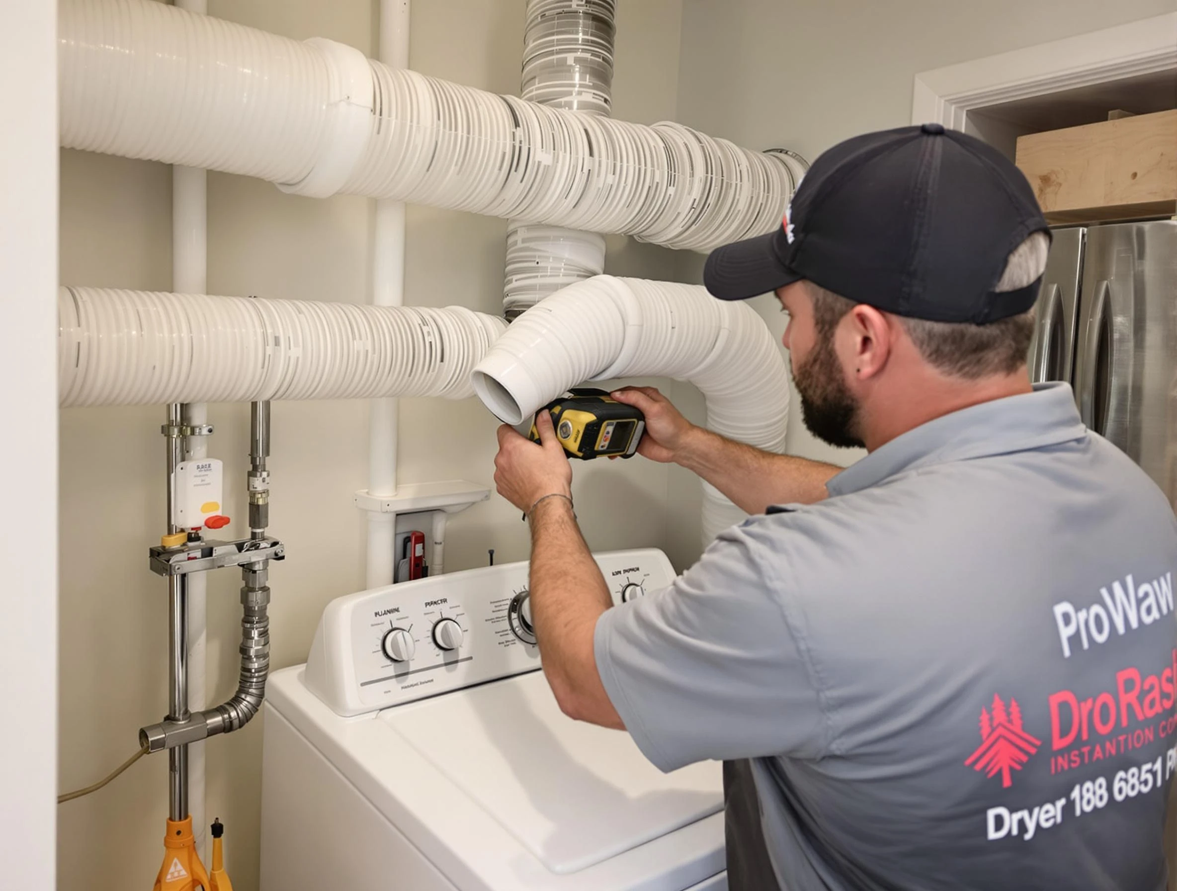 Professional dryer vent hose installation by Harrison Dryer Vent Cleaning in Harrison